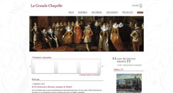 Desktop Screenshot of laudamusica.com